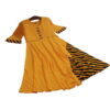 Ladies_Long_Dress_Mustard_Orange