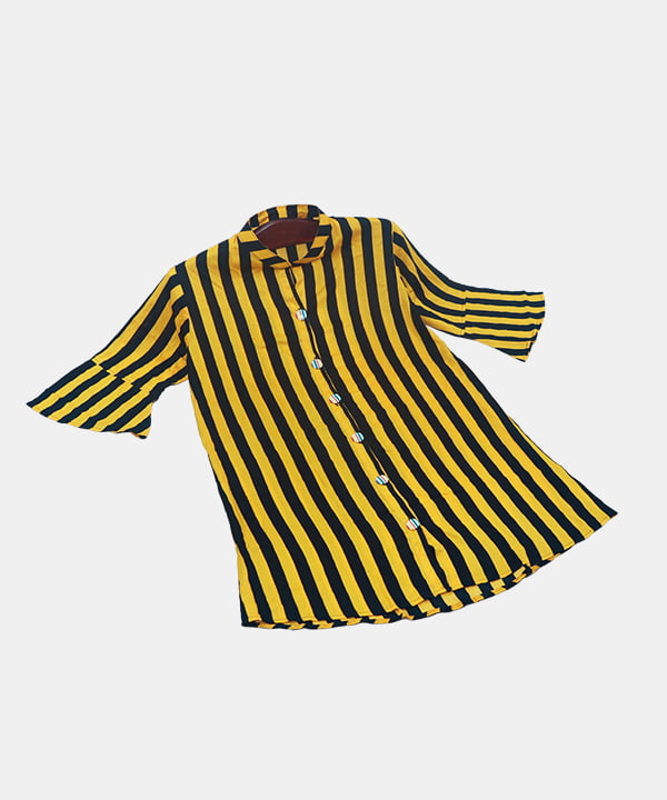 Ladies_Stripe_Shirt_Yellow