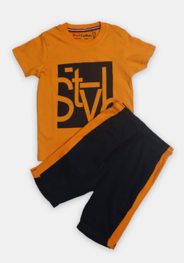 boys T-Shirt STYLE Mastered Yellow