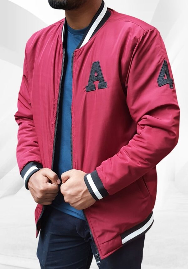Mens_Stylish Winter_Jacket_Maroon02 Men’s Stylish Winter Jacket