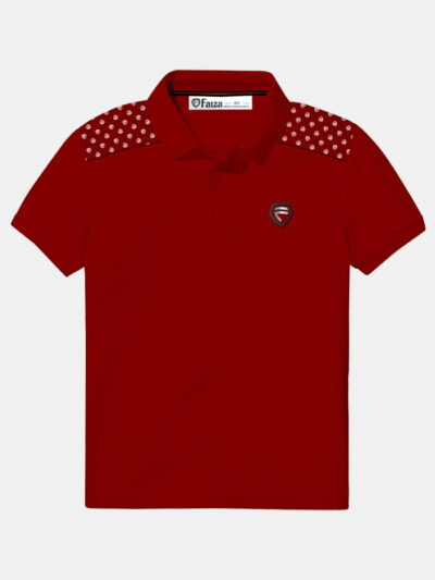 Faiza Boys Polo Shirt_Maroon Faiha’s Boy’s Polo Shirt (New)