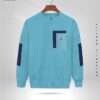 Stylish Sky Blue sweatshirt with a green patch on the chest, perfect for casual wear in Bangladesh. Crafted from high-quality fabric, this modern sweatshirt offers comfort and versatility, ideal for both men and women.