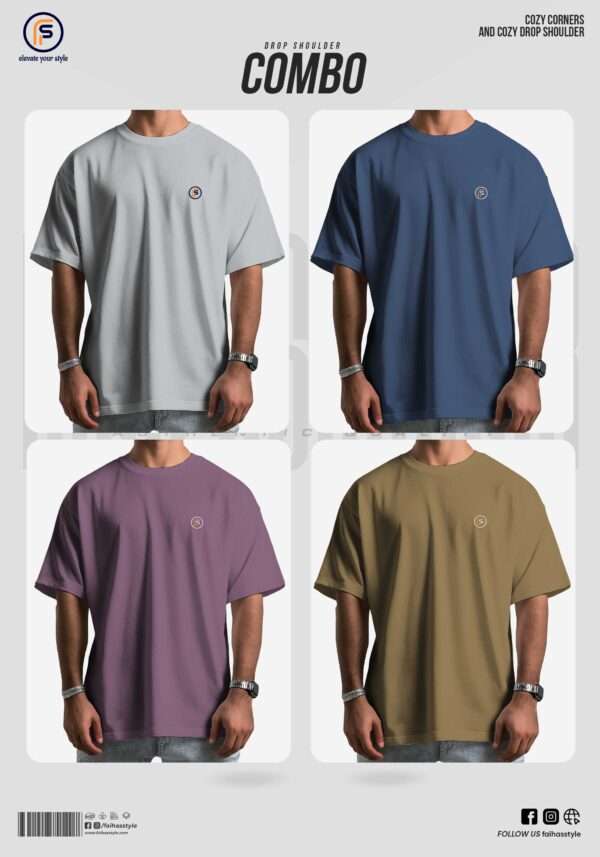 men’s drop shoulder t-shirt