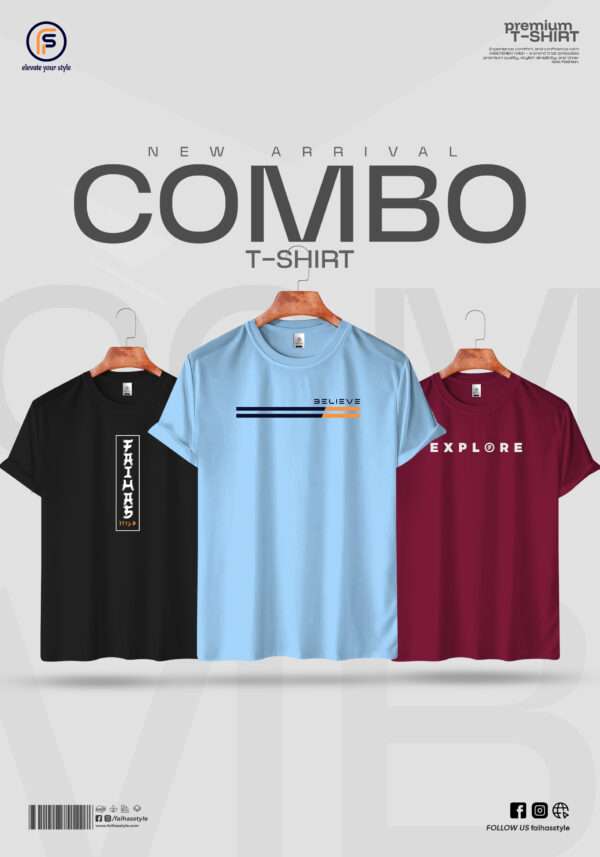 Faiha’s Premium Cotton T-Shirt Combo