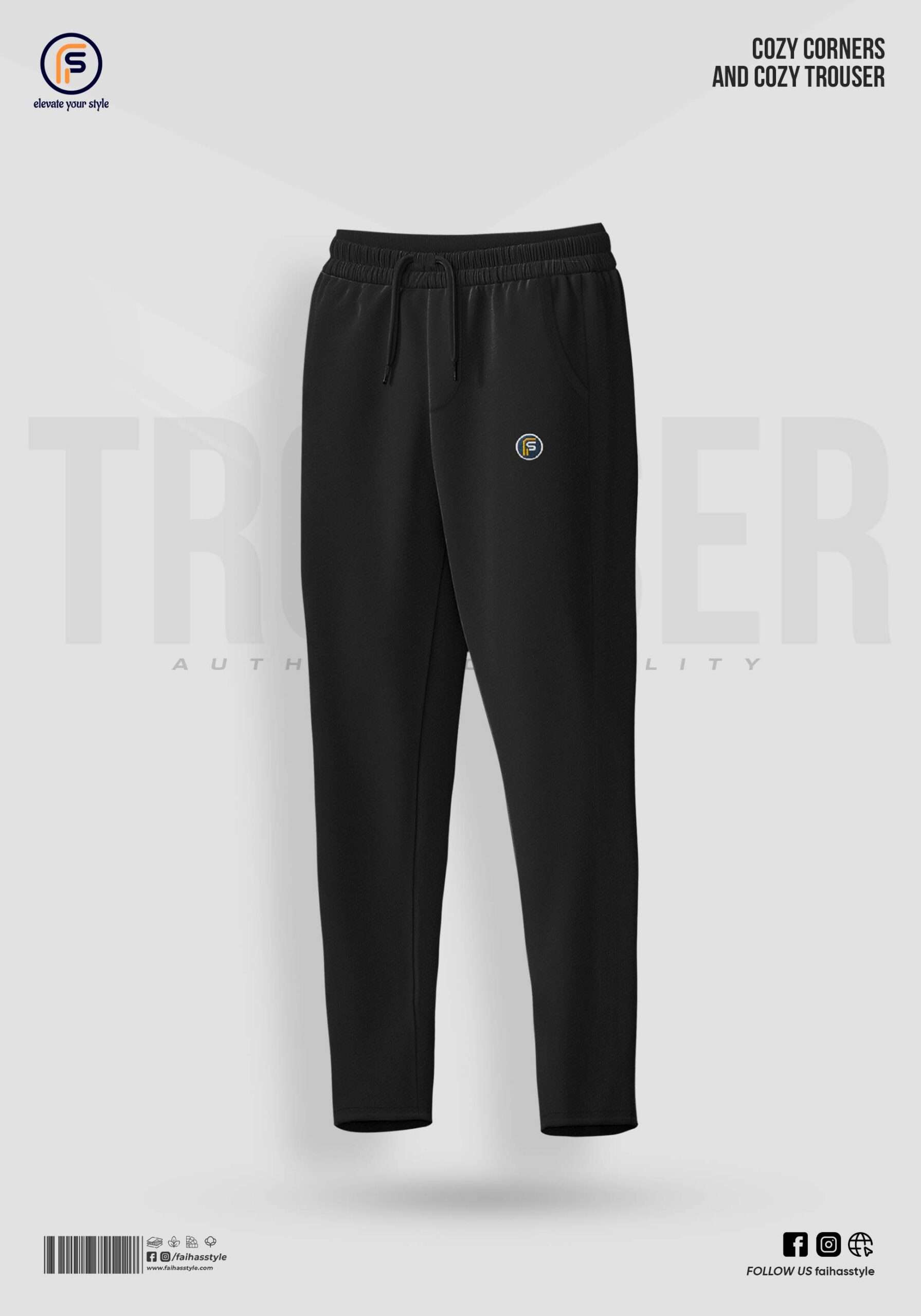 Faiha’s Mash Embossed Trouser