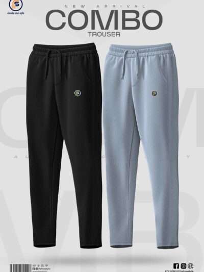 Faiha’s Mash Embossed Combo Trousers