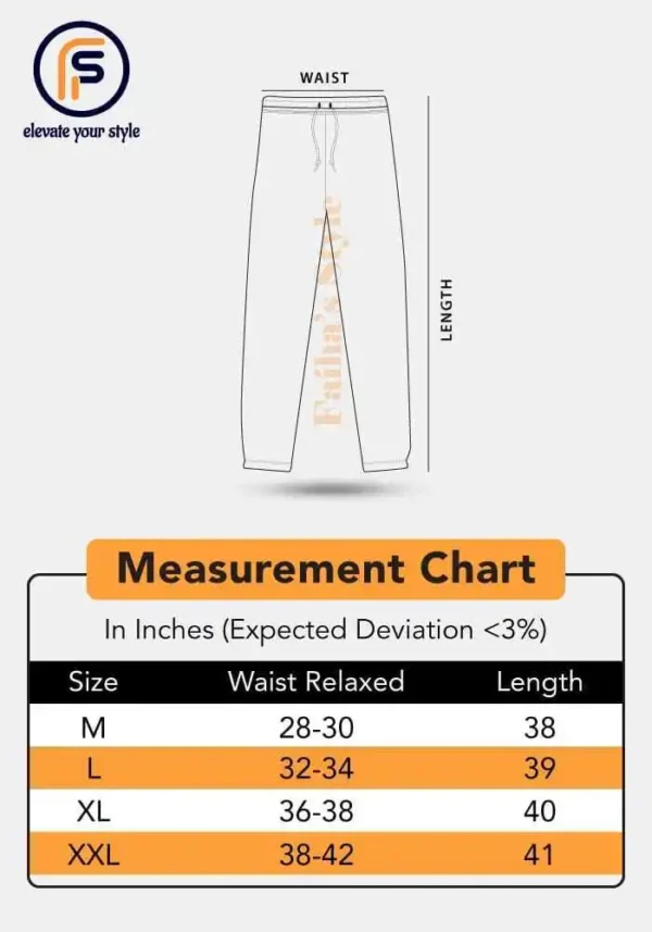 Trouser Size Chart Trouser Size Chart | Faiha's Style
