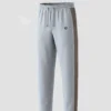 Korean Side Contrast Trouser in Light Grey | Faiha's Style