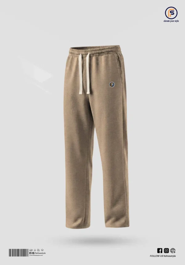 Limited Edition Baggy Trouser in Biscuit | Faiha's Style