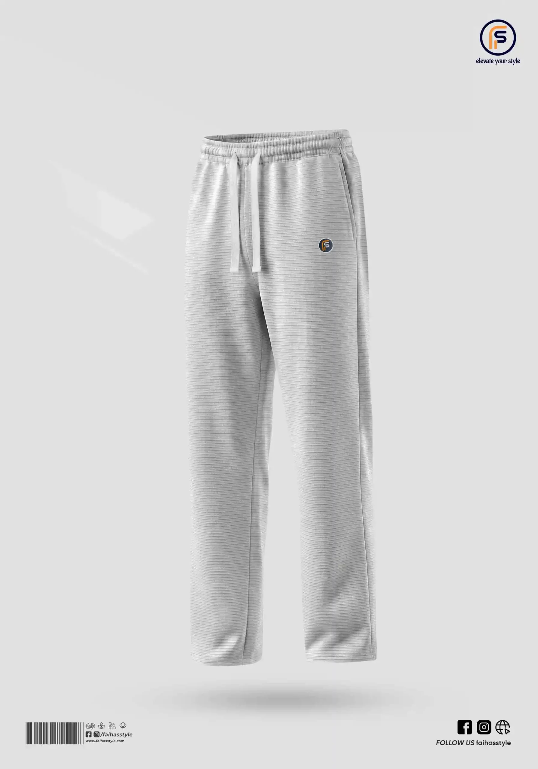 Limited Edition Baggy Trouser in White | Faiha's Style