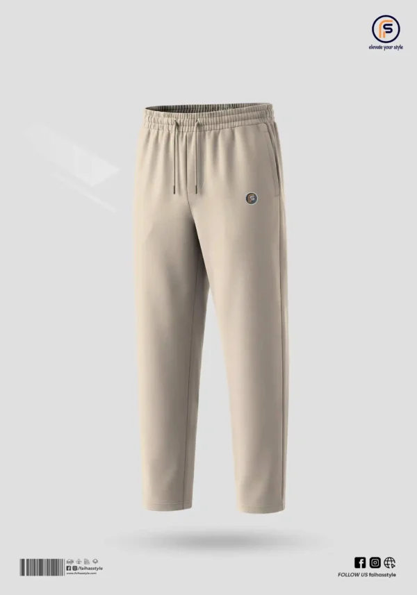 Premium Dobby Trouser Biscuit Premium Dobby Trouser for Men Biscuit | Faiha's Style