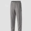 Premium Contrast Duby Trouser for Men in Grey with Side Piping