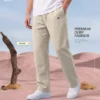 Premium Dobby Trouser for Men Biscuit | Faiha's Style