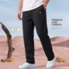 Premium Dobby Trouser for Men Black | Faiha's Style