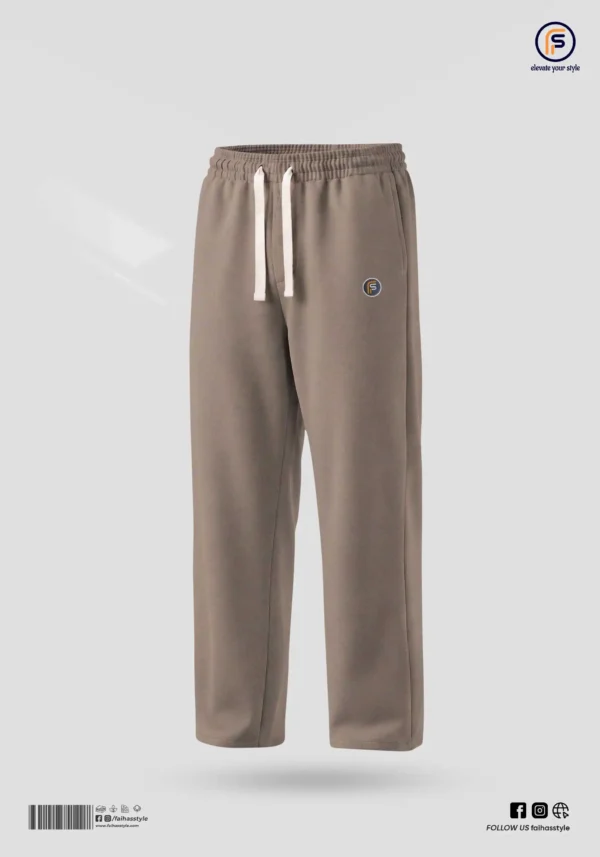 Korean Baggy Trouser - Chocolate (Stone) Korean Baggy Trouser in Chocolate Stone | Faiha's Style