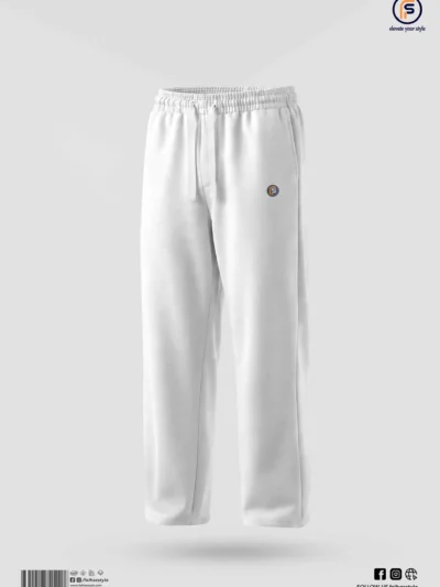 Korean Baggy Trouser in White | Faiha's Style