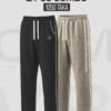 Men's Signature Duo Men's Signature Duo with Black Pocket Pipen Trouser and Biscuit 2 Pipen Baggy Trouser | Faiha's Style