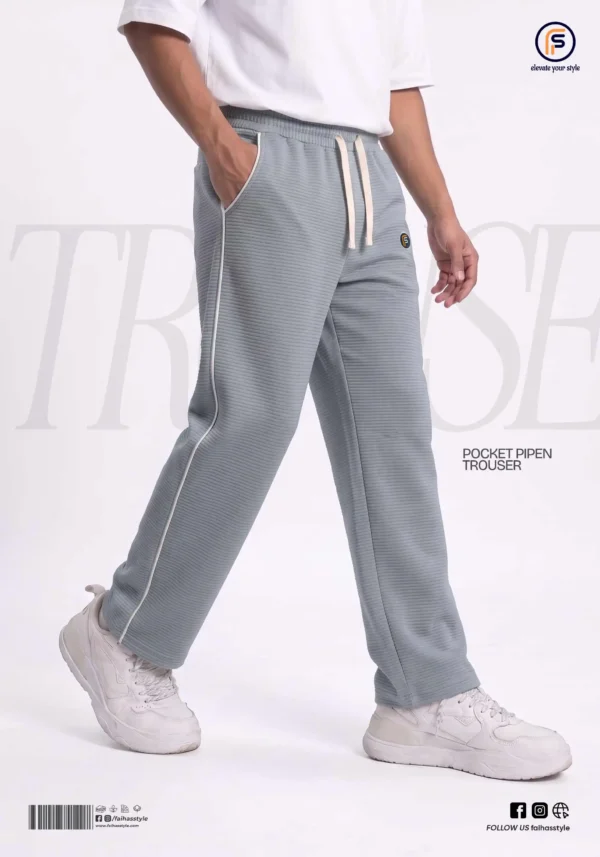 Pocket Pipen Trouser - Light Ash Pocket Pipen Trouser in Light Ash | Faiha's Style